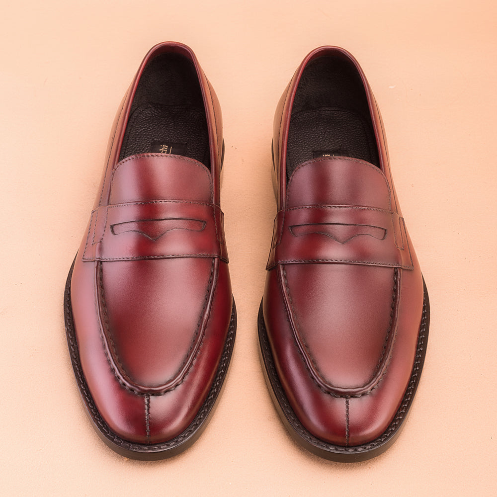 The Classic Burgundy  Loafers