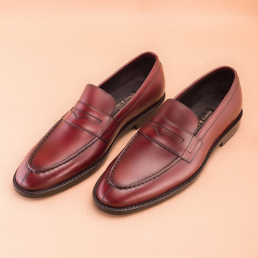 The Classic Burgundy  Loafers