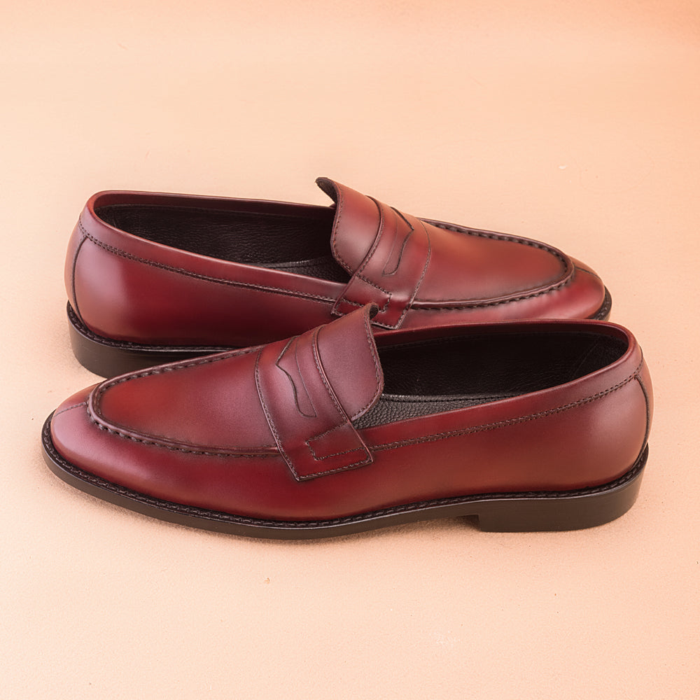 The Classic Burgundy  Loafers