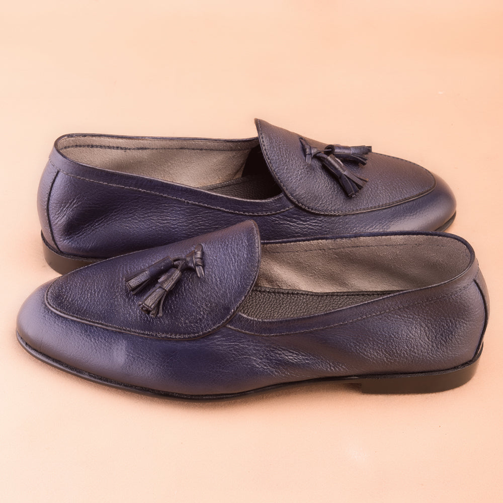 Blue Driving Loafers