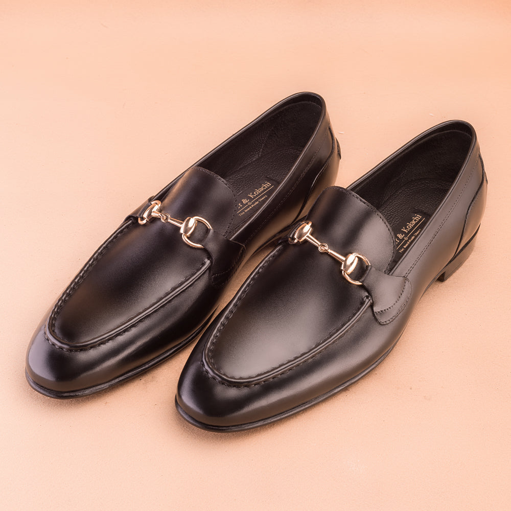 The Classic Black Horsebit Loafers