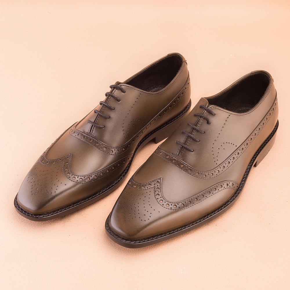 Pale Brown Oxfords Dress Shoes