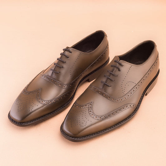 Pale Brown Oxfords Dress Shoes