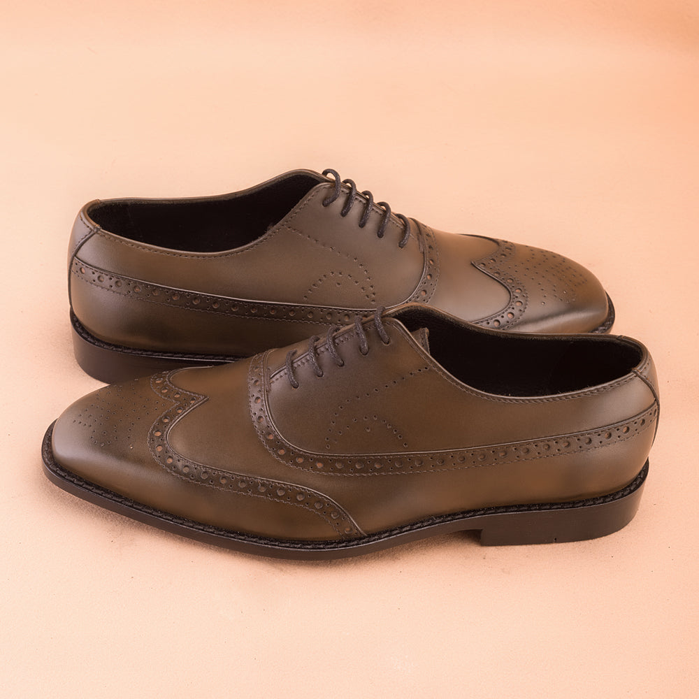 Pale Brown Oxfords Dress Shoes