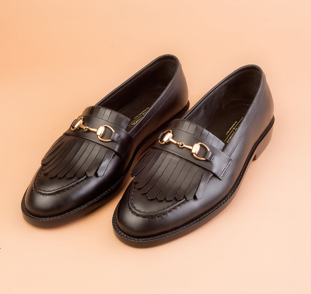 Black Kiltie Loafer