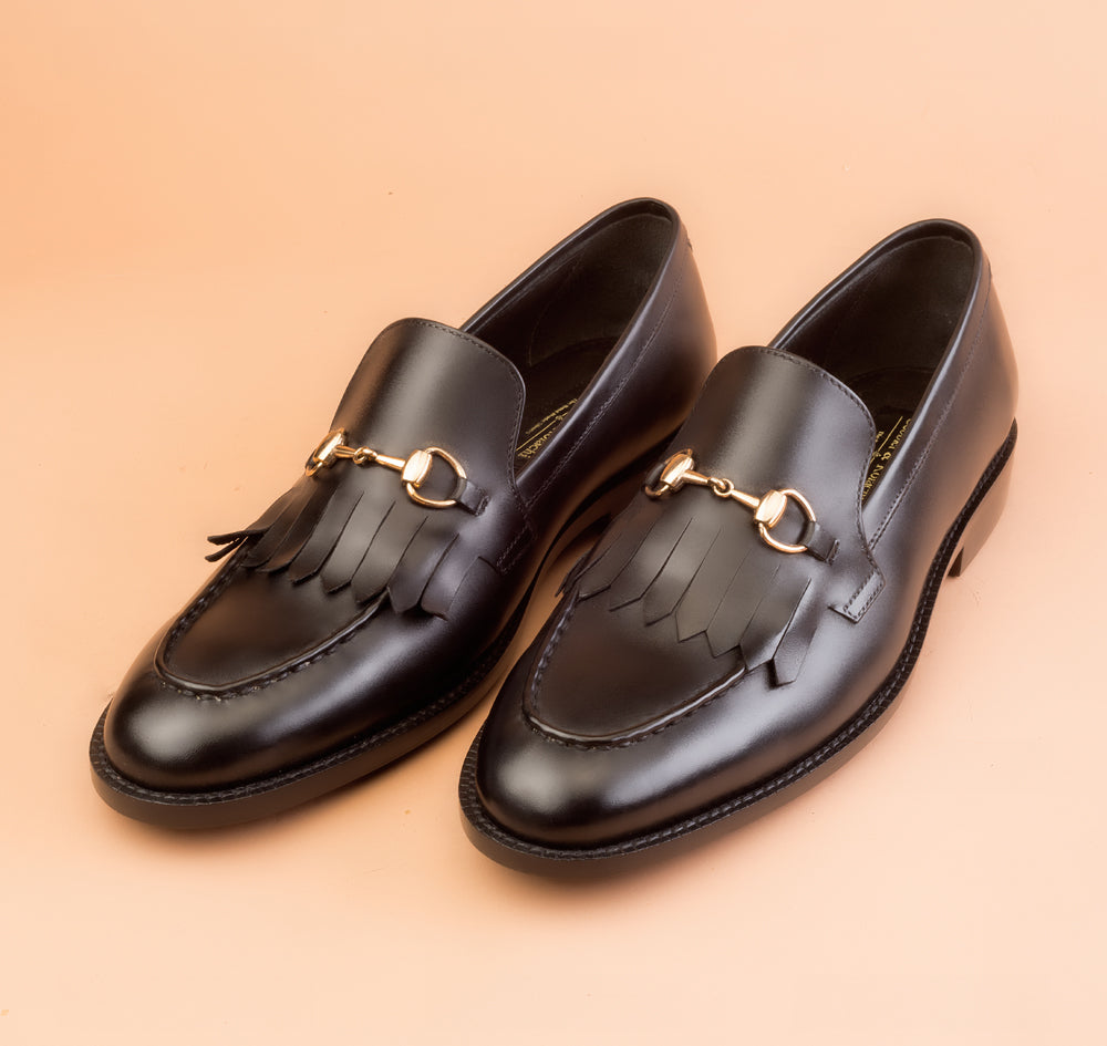 Black Kiltie Loafer
