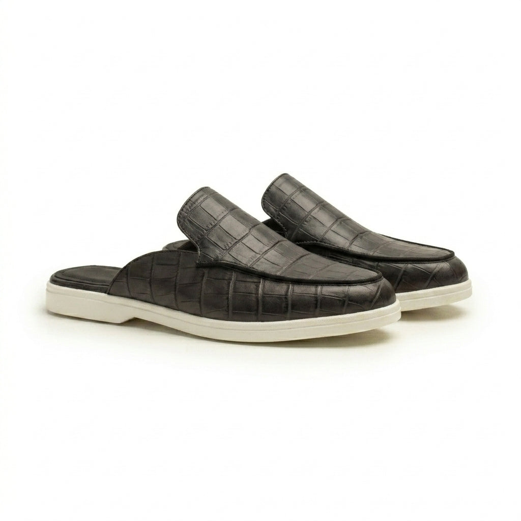 Geneva leather mules by LAURVELLI - view 2
