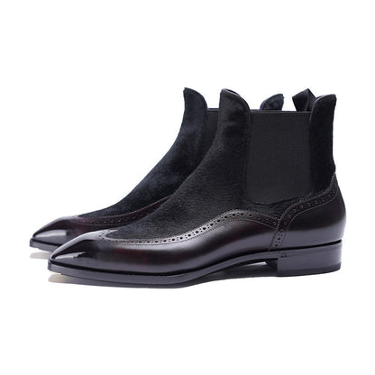 WINGTIP CHELSEA BOOTS 9030
