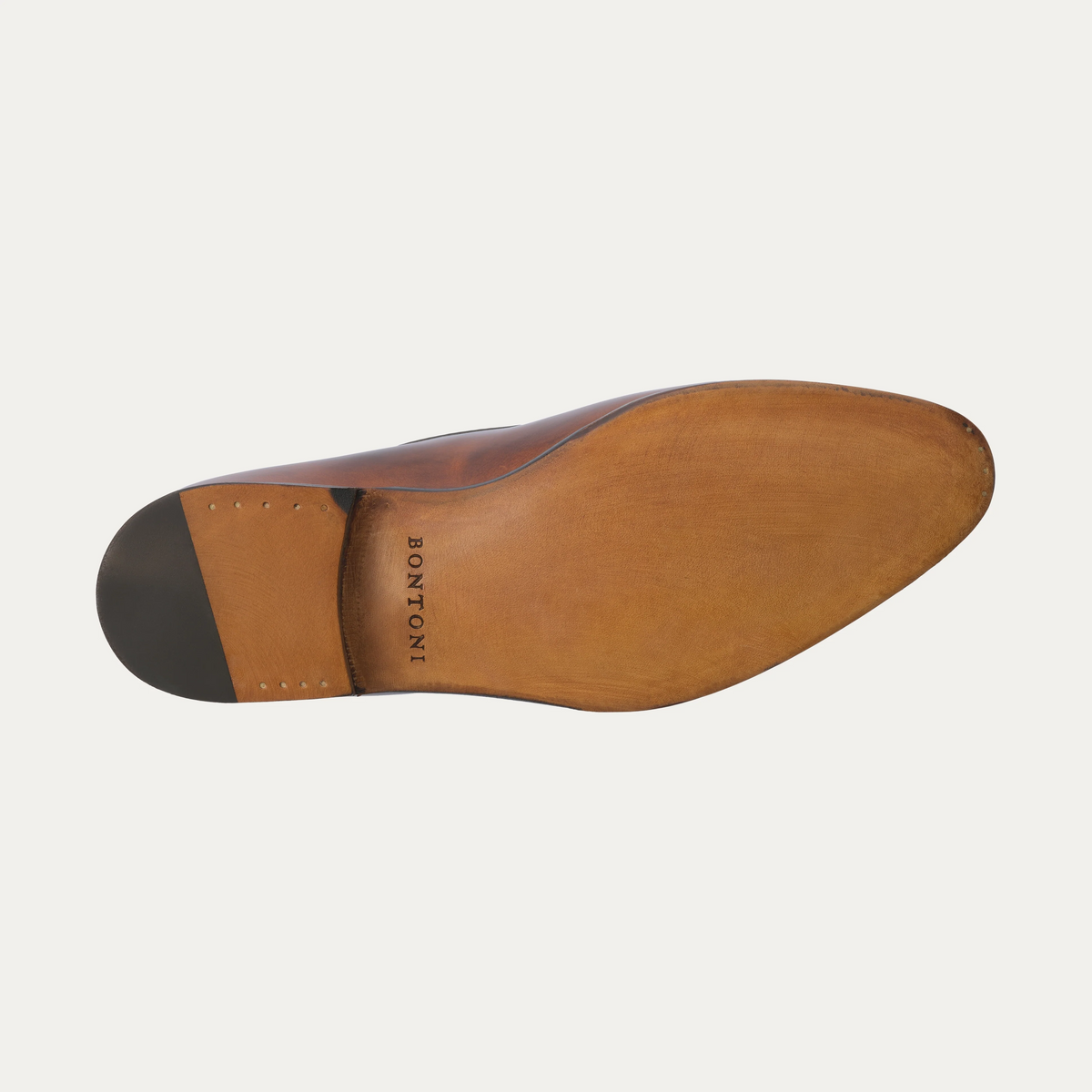"Magnifico Reverse" Loafer with Tassels in Whisky