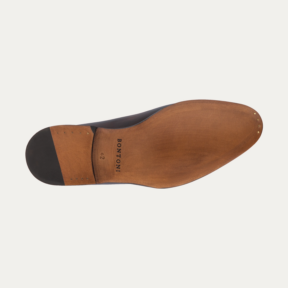 "Sallustio max" Loafer with hand-made Tassels in Aubergine Brown