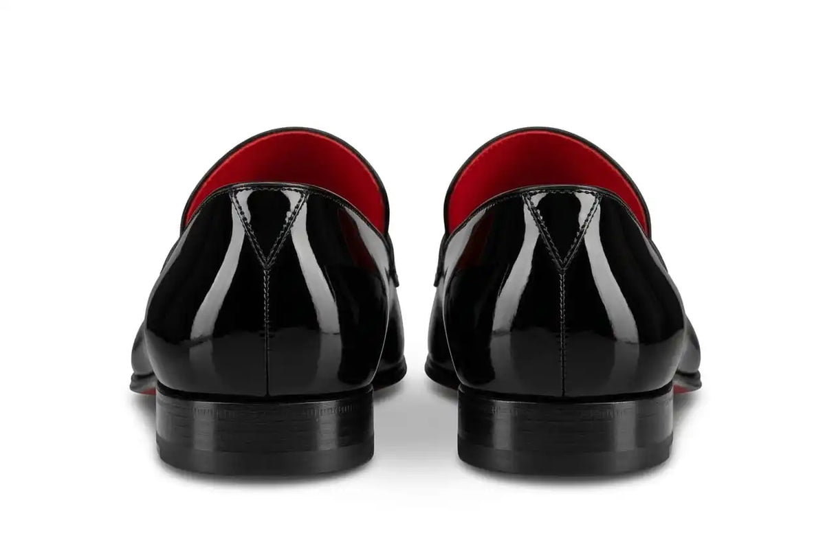 Black Patent Leather Loafers — Men's Dress Shoes | PelleVista