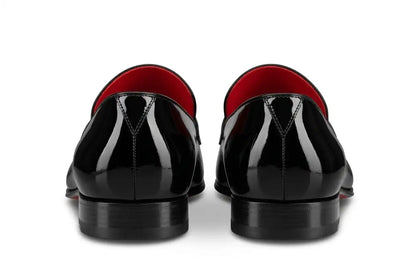 Black Patent Leather Loafers — Men's Dress Shoes | PelleVista