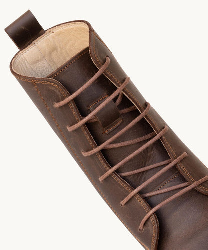 Men Earth Grounding Barefoot Boots, Handmade Leather Moccasin Boot, Buffalo Sole, Wide Toe Box
