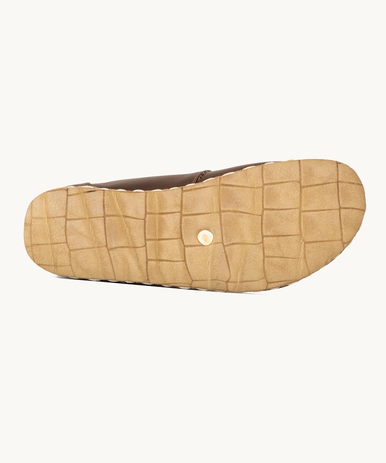 Men Earth Grounding Barefoot Boots, Handmade Leather Moccasin Boot, Buffalo Sole, Wide Toe Box