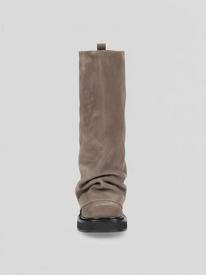 Women’s Genuine Cow Leather Knee High Boots | Suede New Style Tall Winter Boots | Everyday Autumn Winter Shoes | Available in Various Colors