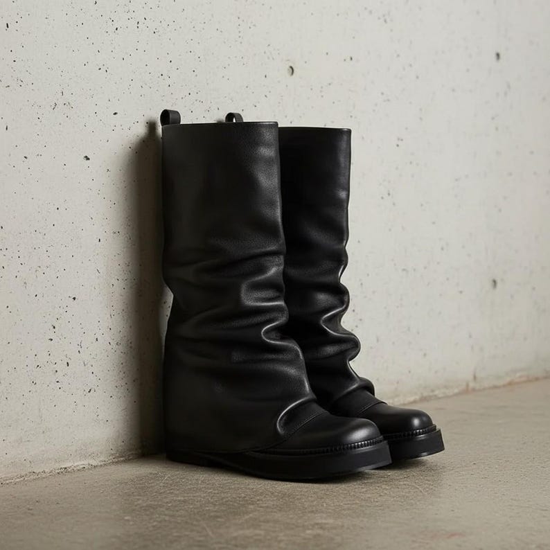 Women’s Genuine Cow Leather Knee High Boots | Suede New Style Tall Winter Boots | Everyday Autumn Winter Shoes | Available in Various Colors